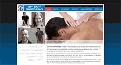 Desktop Screenshot of citysouthphysio.com.au